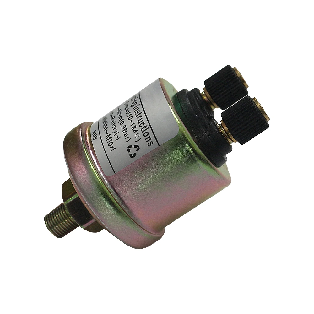 KUS Mechanical 0-5 Bar / 0-10 Bar Oil Pressure Sensor NPT1/4 NPT1/8 M10*1 for Pressure Gauge