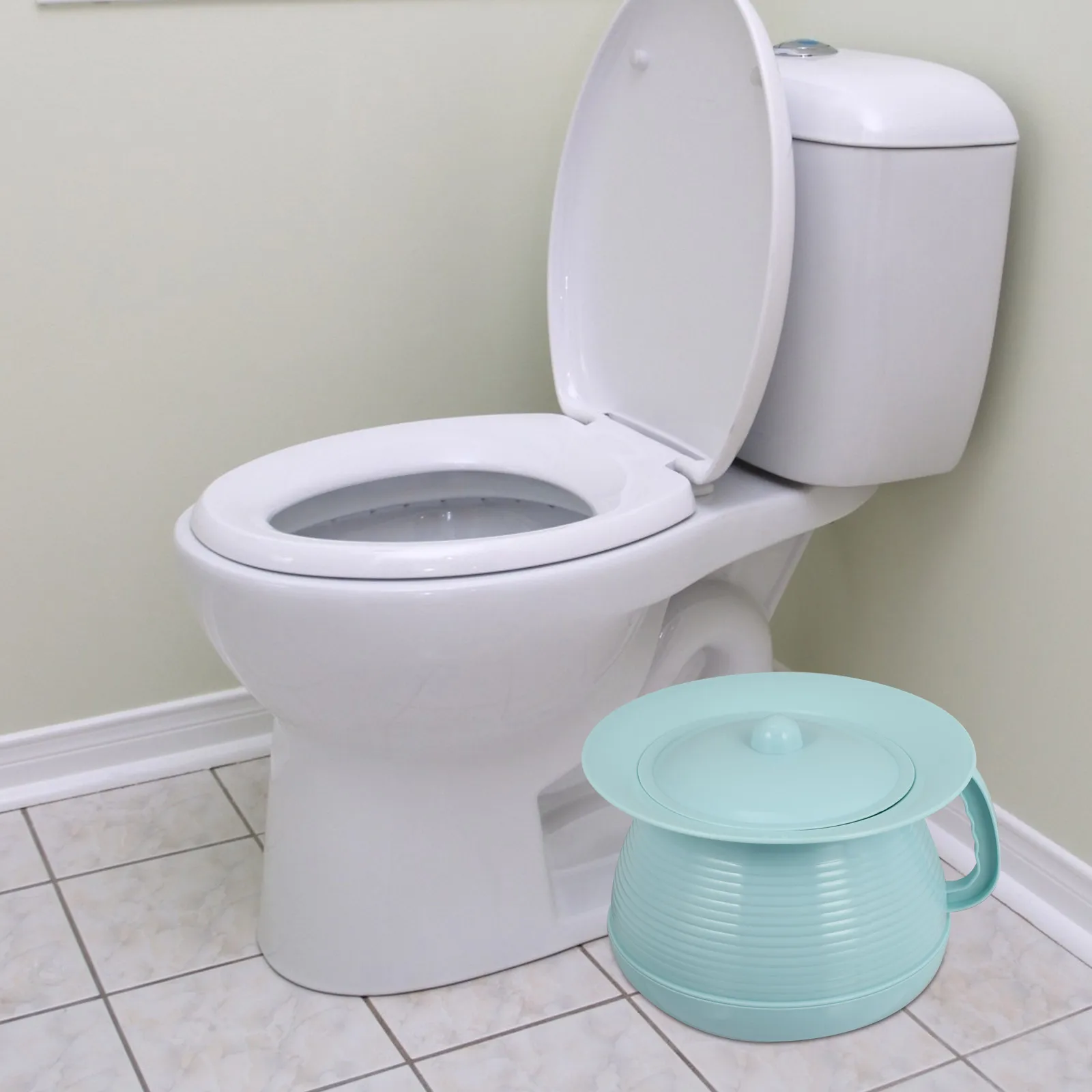 

Spittoon Bedpan Thickened Urinal Pail Pot Handheld Potty Household Portable Adult Urine Plastic