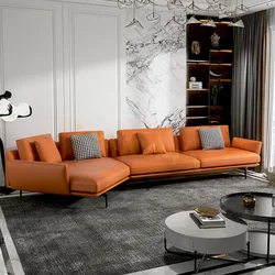 Living Room Furniture Luxury Design L Shape Modern Sofas Corner Luxury Couch Sofa Set Furniture Coach Living Room Sofas 3.2m