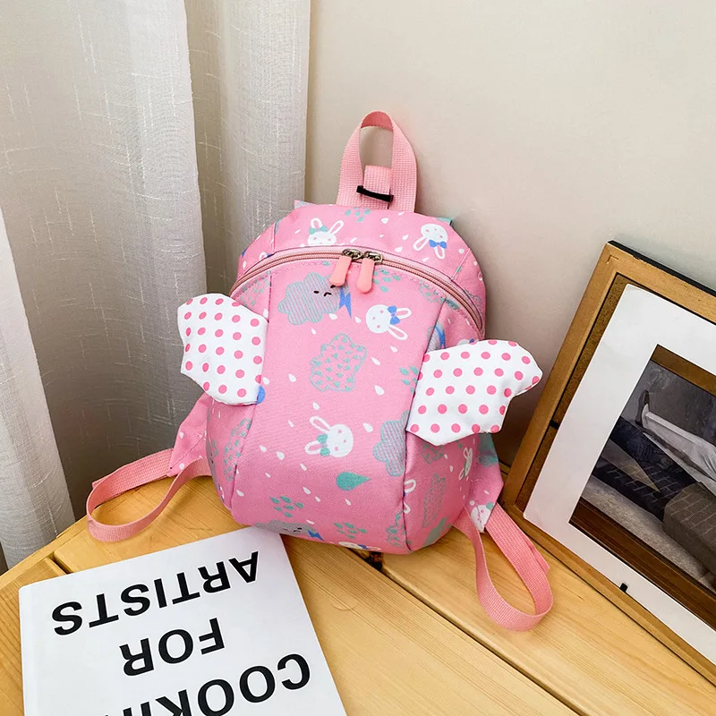 Kindergarten Children's Anti Loss Backpack Boys Girls Cute Cartoon Shoulders Bag Kids Birthday Gifts Fashion Zip Baby Bags 유아가방