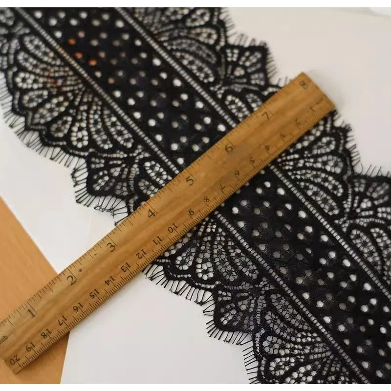 (1 yards/roll)African fabric lace high quality 2024 fine eyelashes DIY clothing home patchwork decorative accessories embroidery