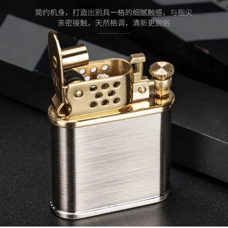 

Zorro Vintage Metal Constantine Lighter Flint Copper Cigarette Lighter Antique Grinding Wheel Lighter