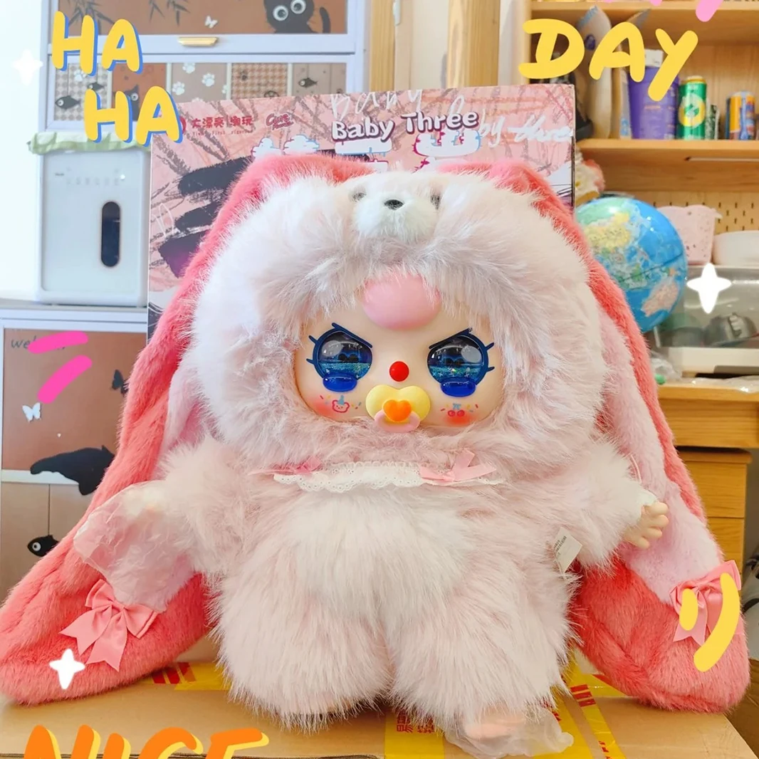 الأصلي الطفل Three Ai 800% صندوق Bliand يمكن أن يخبر قصة باللغة الإنجليزية المحدودة Kawaii عمل الشكل دمية فينيل كبيرة الاطفال هدية