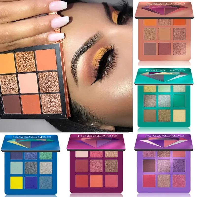 9 Color Eye Make Up Glitter & Matte Eyeshadow Palette Lasting Nude Shimmer Makeup Eye Shadow for eyes Beauty Cosmetic