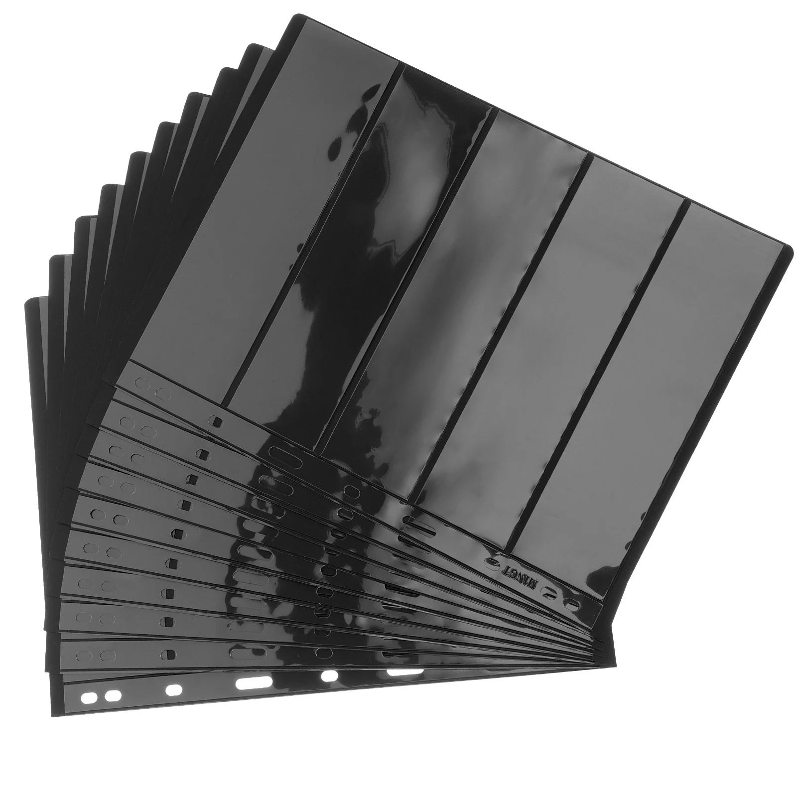 

10pcs Loose-Leaf Clear Protective Sheets Reusable Card Storage Holders For Collecting Postcards Photos Stamp Collection Supplies