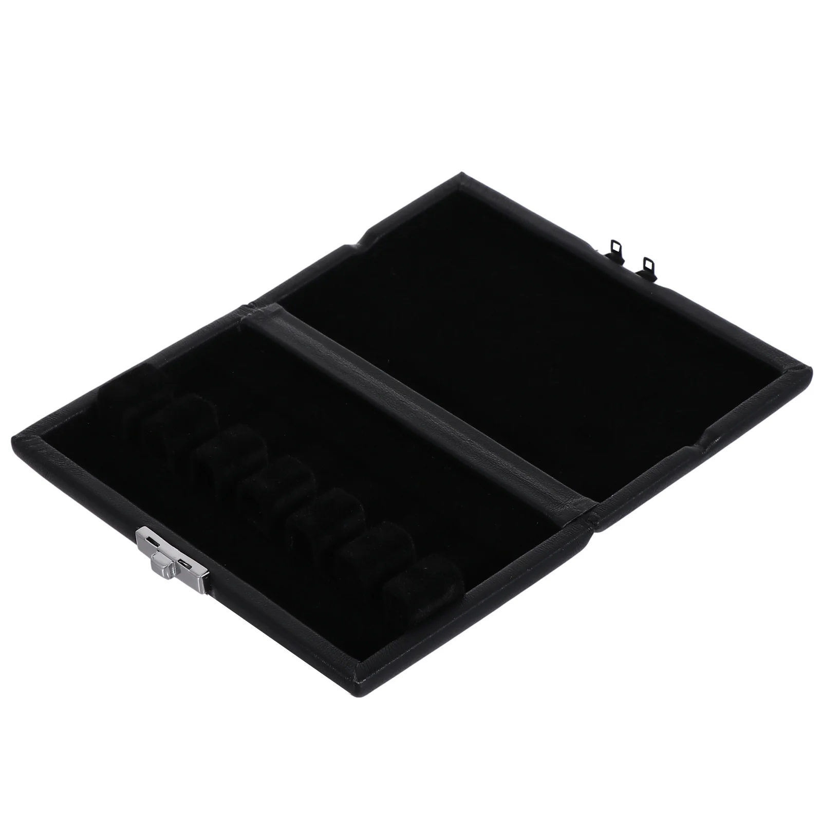 

6pcs Pu Bassoon Reed Case Compact Metal Lock Holder For 6 Reeds Moisture Protection Bassoon Accessory