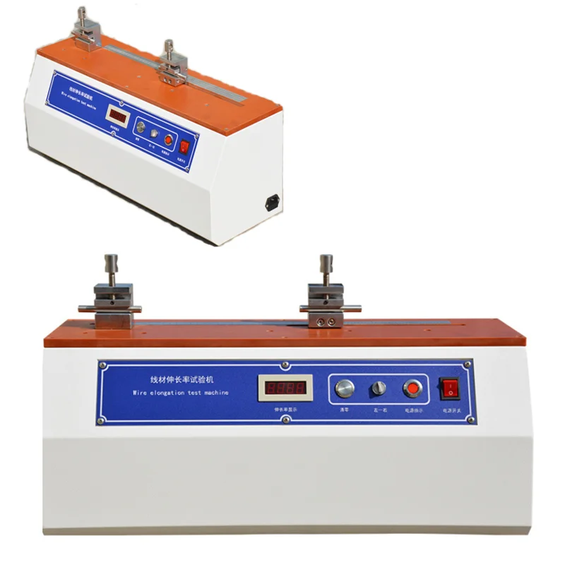 Máquina, cabo e fio elásticos do teste do alongamento do fio cobre horizontal