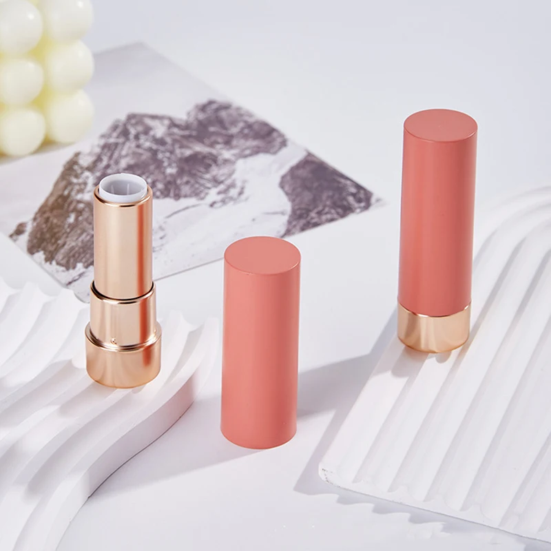 Tubo de lápiz labial rellenable, contenedor de bálsamo labial, contenedores de cosméticos vacíos, contenedor de loción, botella de viaje, 3,6g