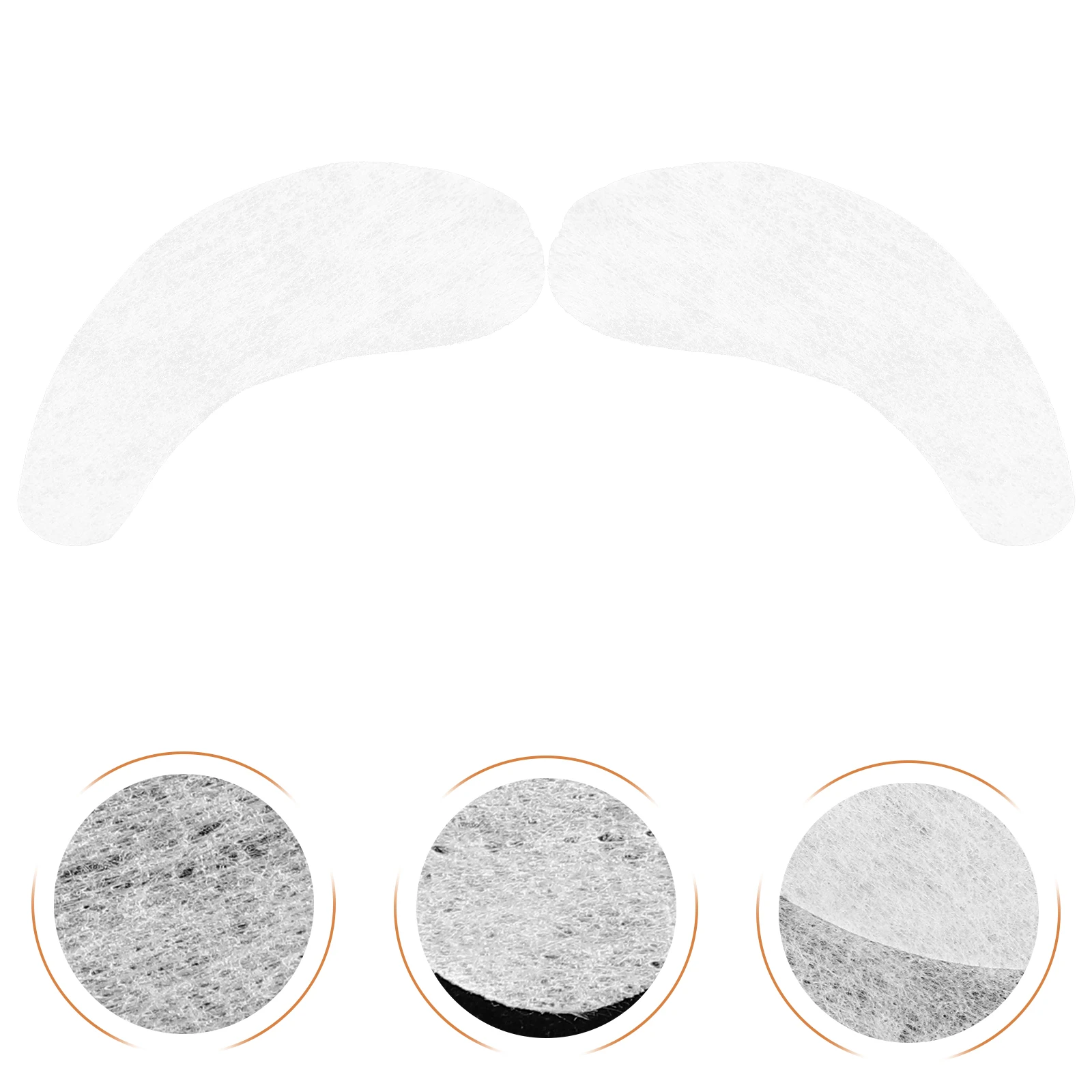 1500 قطعة وسادة قطن تحت العين لصالونات التجميل تصميم مقاوم للماء يناسب منطقة العين بشكل آمن لا تسرب رمش عزل الوسادة #5