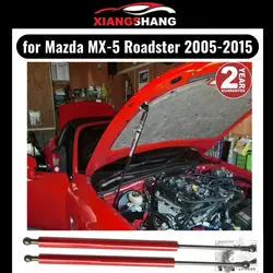 for Mazda MX-5 NC Roadster 2005-2015 Front Bonnet Hood Modify Gas Struts Carbon Fiber Spring Damper Lift Support Absorber