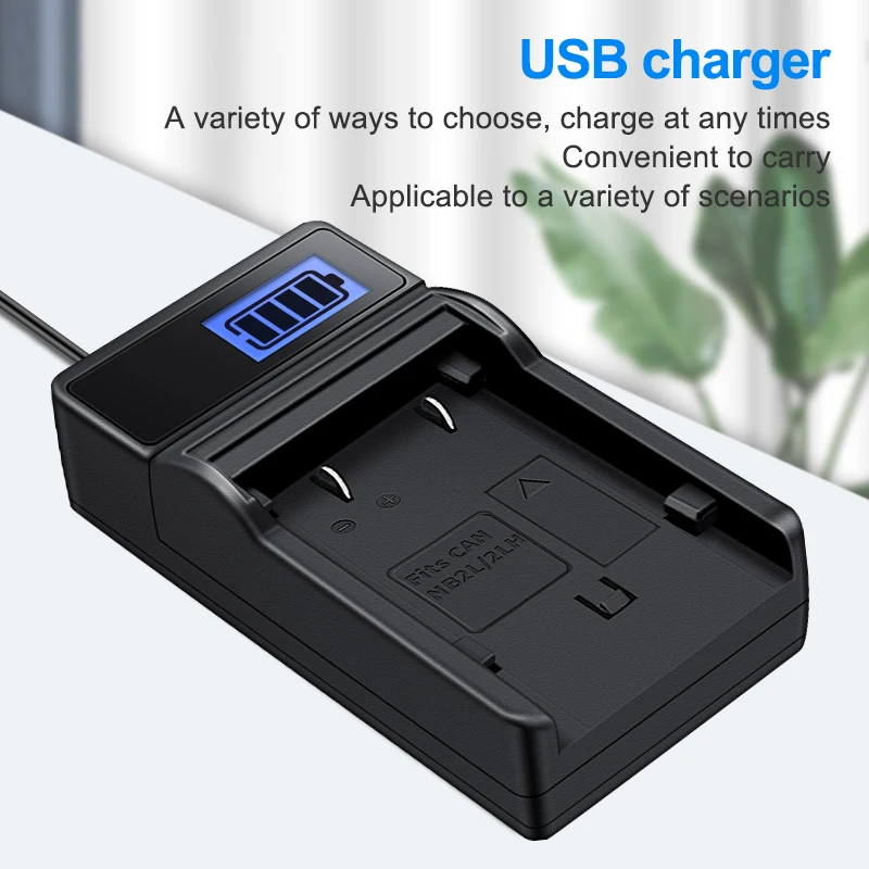 HQIX for Canon Powershot G7 G9 S70 S80 S30 S40 S45 Mv920 S50 S60 MV5iMC MV800i MV830i MV880i Camera NB-2L 2LH Charger Battery