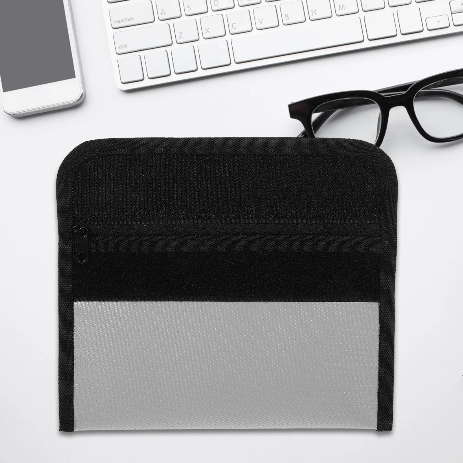 حقيبة مستندات مقاومة للحريق، مقاومة للماء، قوية، سعة كبيرة، حاوية استلام متعددة الأغراض، منظم الملفات، حامل مستندات