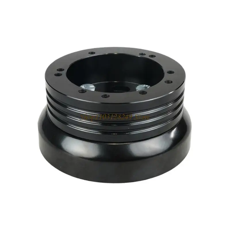 N5KD Universal Steering Wheel Hub Adapter Suitable For Both 5 And 6 Bolt Patterns Robust Aluminum Hub Connector