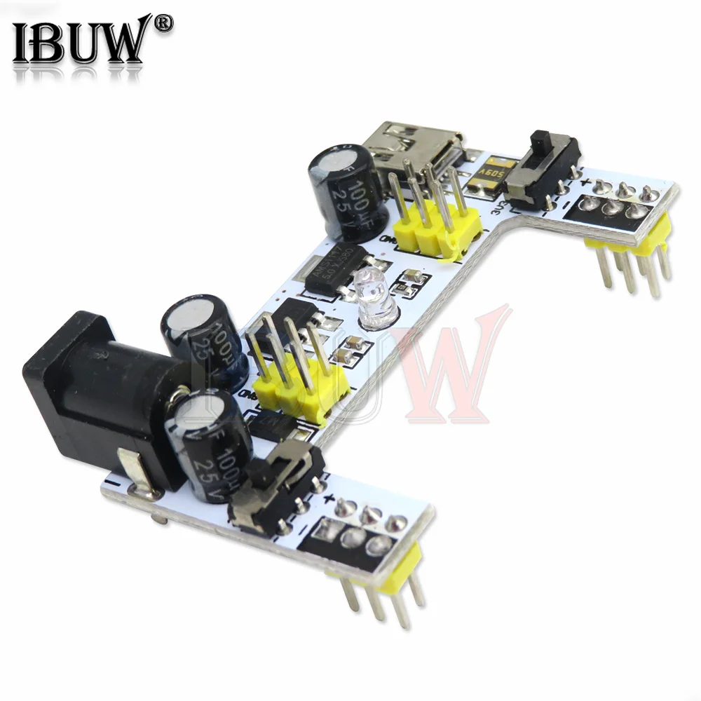 1PCS MB-102 MB102 Breadboard 830 / 400 Point Solderless PCB Bread Board transparent Test Develop DIY Black White For Arduino