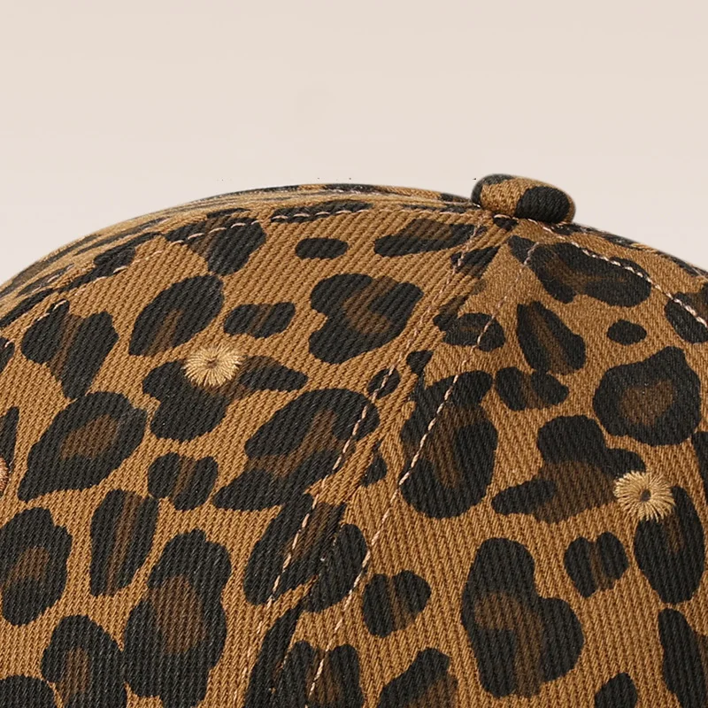 Popular Leopard - print Baseball Cap with Embroidered "NOR" - A Stylish and Eye - catching Accessory