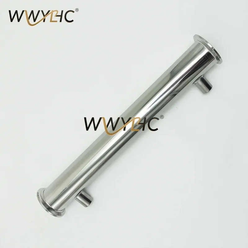 1.5 Inch 304 Stainless Steel Distillation Condenser, 6 Inner Tubes, 300mm Height