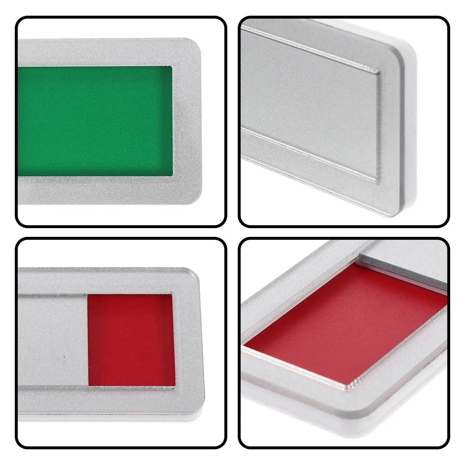 Slide Status Switch Sign Acrylic Office Privacy Indicator Meeting Room Door Occupied Vacant Signboard For Conference Room