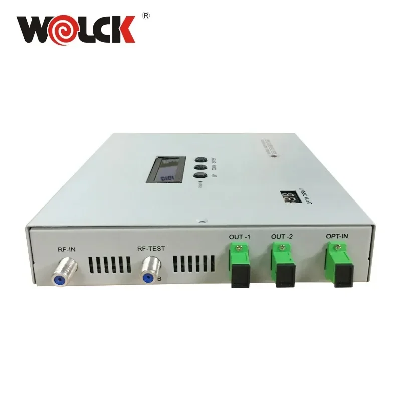 Wolck CATV 1550nm 10db 2 Optical Output Fiber Optic Transmitter Mini Transmitter