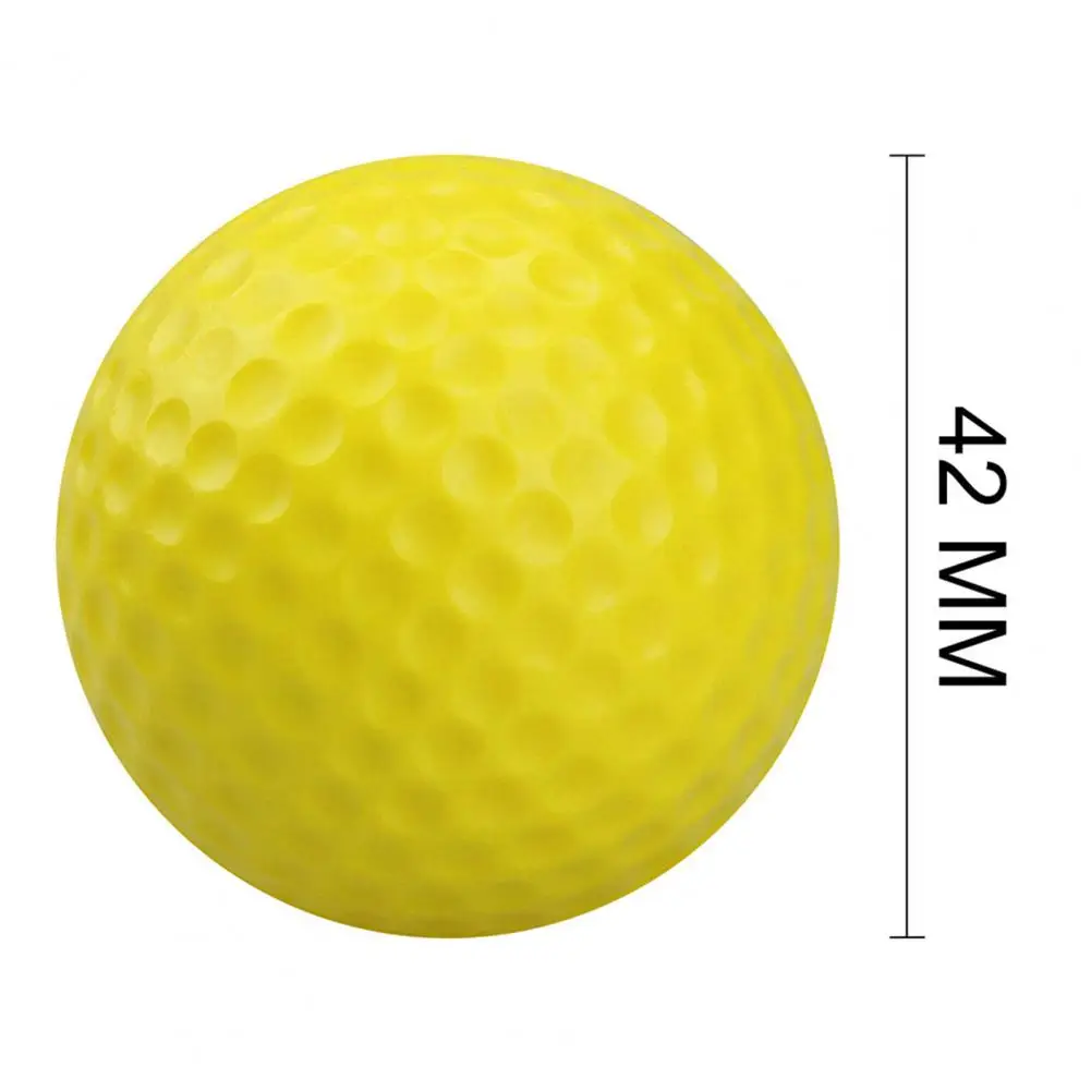 Bolas de golfe duradouras, alta recuperação, estabilidade forte, bolas de golfe leves, prática interior e exterior, cor vibrante, 20pcs