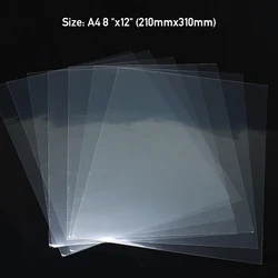 Transparent A4 Double Sided Adhesive Sheet Clear for DIY Scrapbooking Handmade Shaker Card Album Photo Frame Strong Sticky Tape