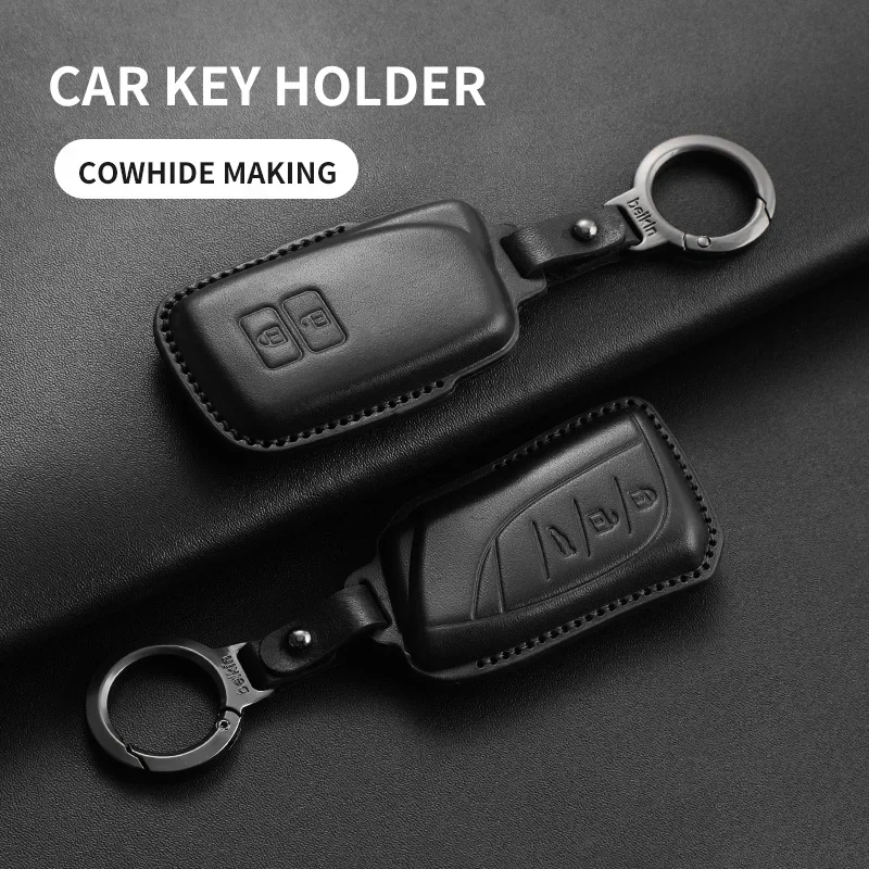 

Leather Car Key Cover Case Holder For Lexus NX IS RX ES GX LX LS UX GS 200 260 300 350 NX200 NX300 RX350 ES300 Key Accessories