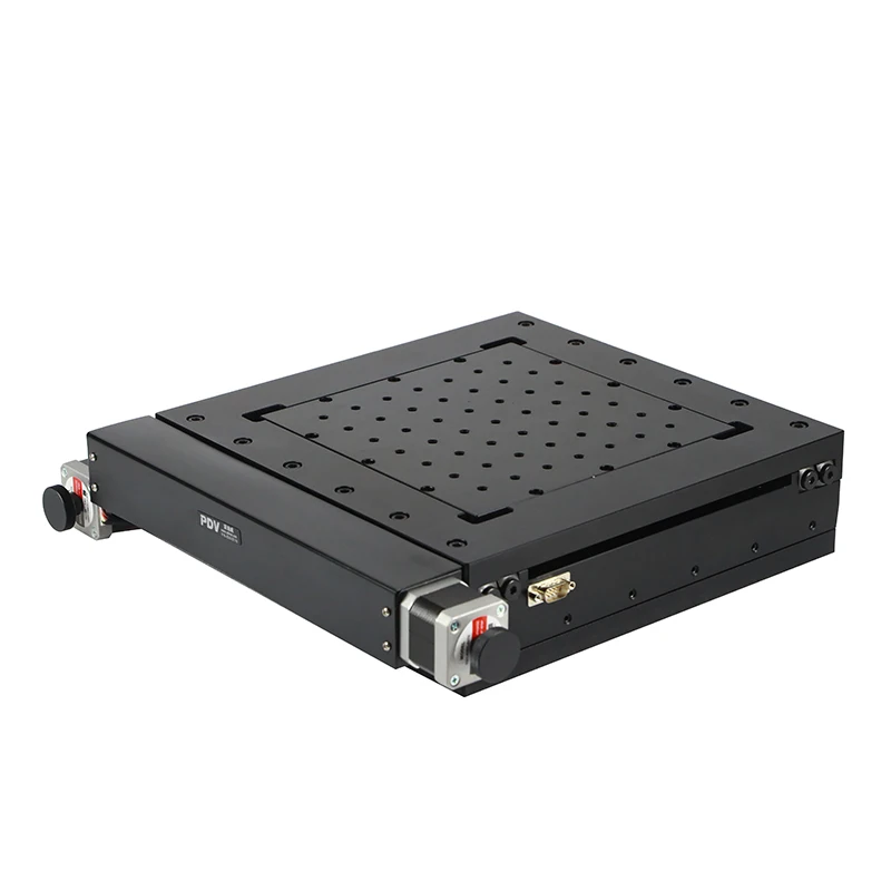 PT-XY100 XY Motorized Microscope Stage Electric XY Integral Combinating Platform 100mm Travel Linear Stage