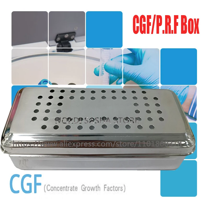 1Set Dental PRF Platelet Rich Fibrin Box Set Dental GRF Box CGF PRF Preparation Press Membrane Tool for Dentistry Implant