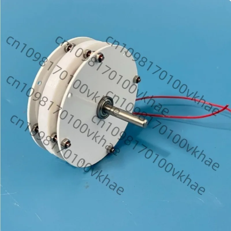 

80 miniature disc type ironless permanent magnet generator with high efficiency and mini low speed