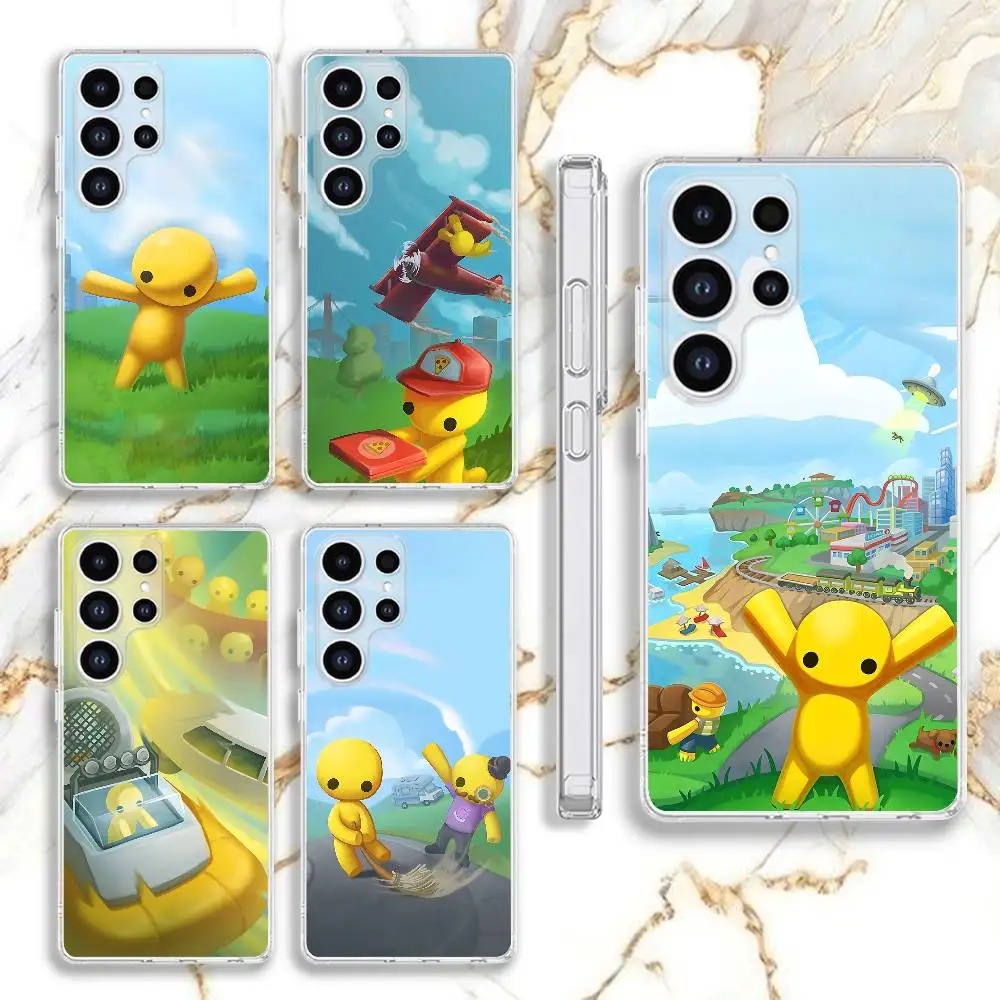W-Wobbly Life Phone Case For Samsung Galaxy S24 S22 S25 S23 S21 S10 S9 Ultra Plus 5G Clear Cover
