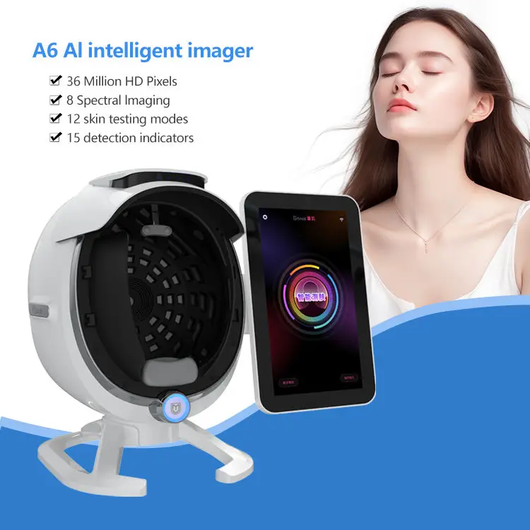 True Pro AI 3D Skin Analyzer Desktop Facial Scanner with 28MP HD Camera & Multi-Language Support for OEM Beauty Salons