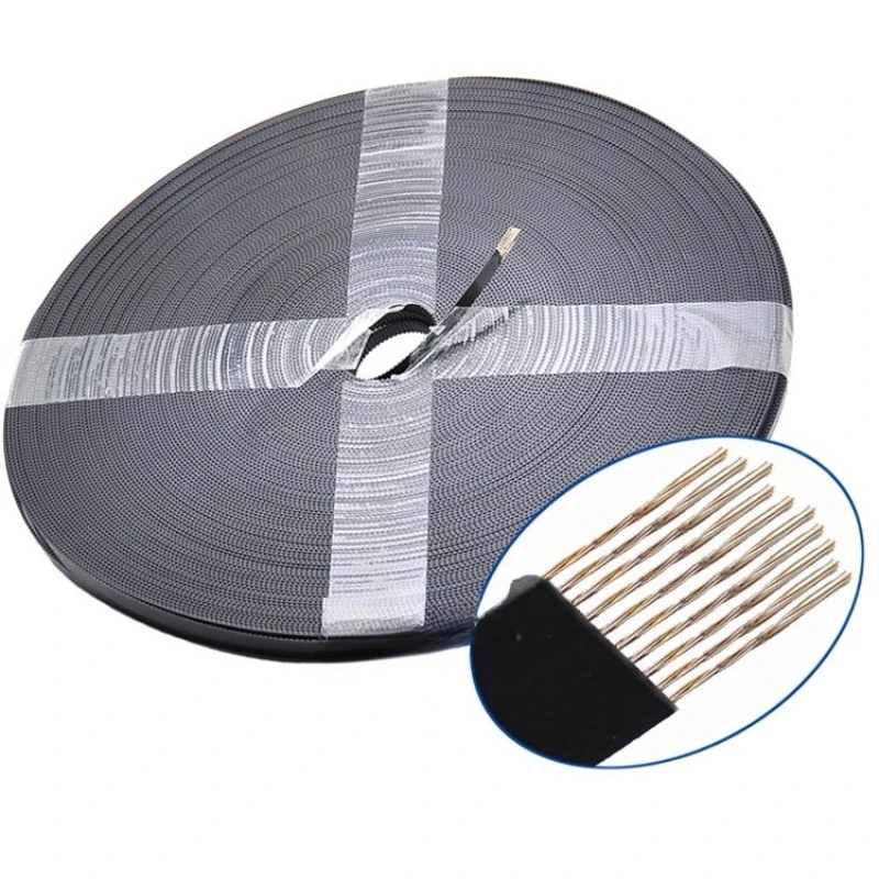 Timing Belt Width 10mm XL type Polyurethane With Steel Wire Color Black Open Belt