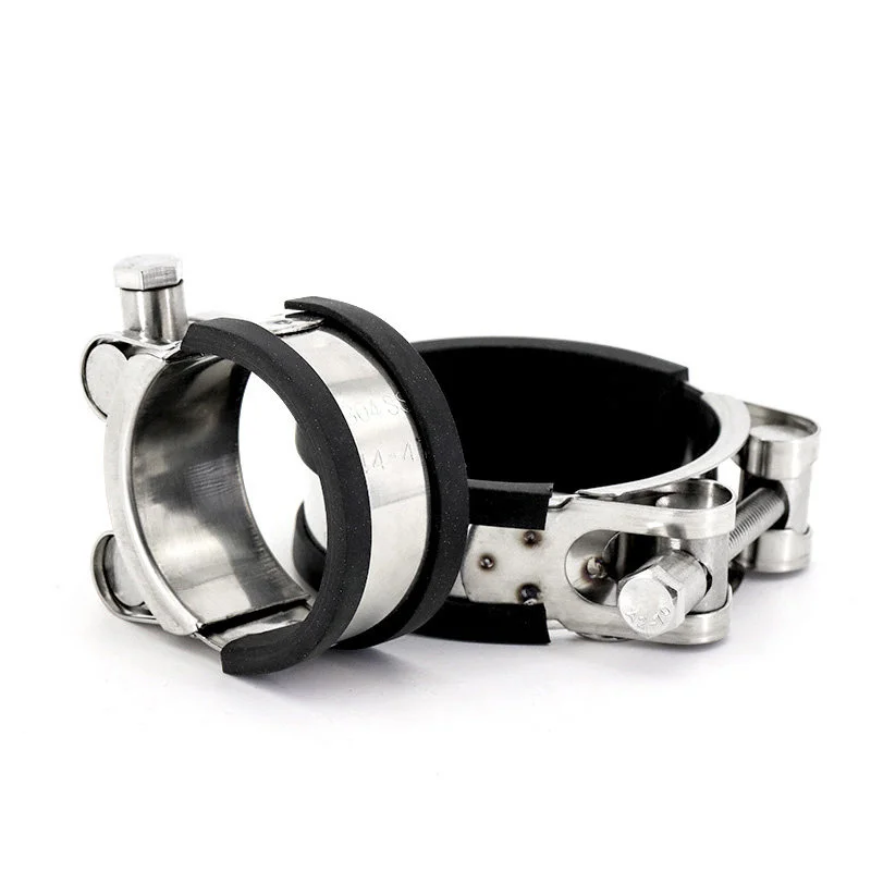 1pc 304/316 Stainless Steel Clamp Pipe Clamps, European Style Strong Pipe Clamps, Thickened Pipe Clamps, Water Pipe Supports