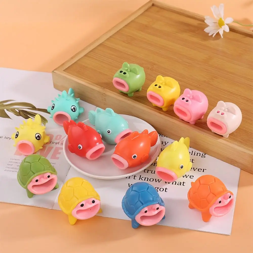 Tortoise Squeeze Toy Soft Stretch Squeezing Cartoon Cute Kawaii Mini Pig Squeeze Toy
