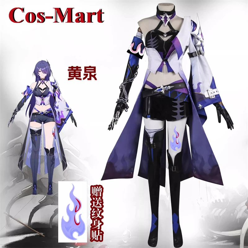 

Cos-Mart Game Honkai: Star Rail Acheron Cosplay Costume Miss Huang Quan NiuSkin Party Role Play Clothing XXXL Big Custom-Make