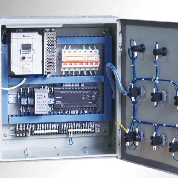 3 phase electrical distribution board for temperature and humidity control