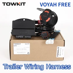 For VOYAH FREE Trailer Wiring harness Eur 13/7 pin trailer RV tail light signal Australia 12/7 pin CANbus Trailer controller