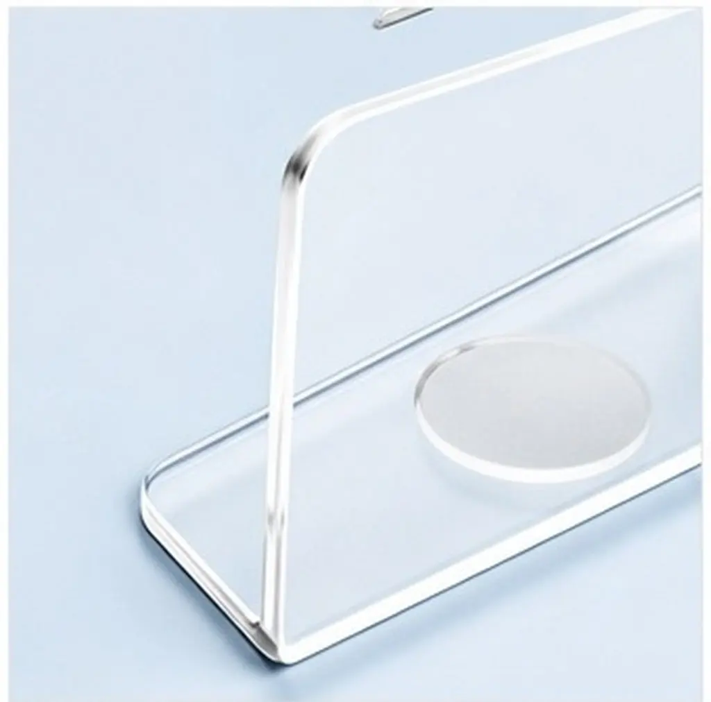 8Pcs Clear Acrylic Shelf Dividers Adjustable Closet Shelf Separator for Clothing Accessories Blankets Purses Shoes 25Cm Sturdy