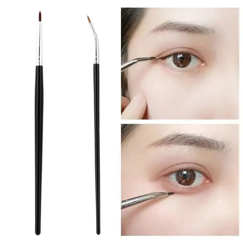 

Eyeshadow Eye liner Detail Brushe Bent Head Liner Makeup Brush Professional Liner Brow Precision Thin Long Beauty CosmeticTools