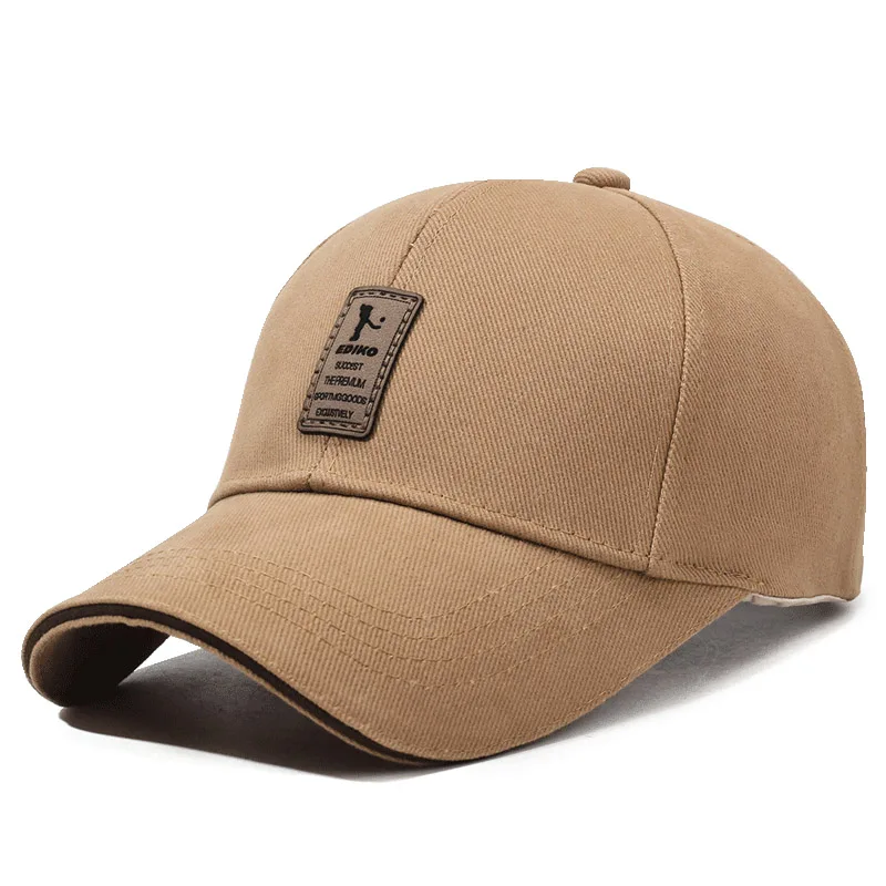 قبعة بيسبول متعددة الاستخدامات من القطن الخالص عالية الجودة على الطراز الكوري. يمكن للرجال ارتداء قبعات البيسبول الناعمة للترفيه في الهواء الطلق طوال العام