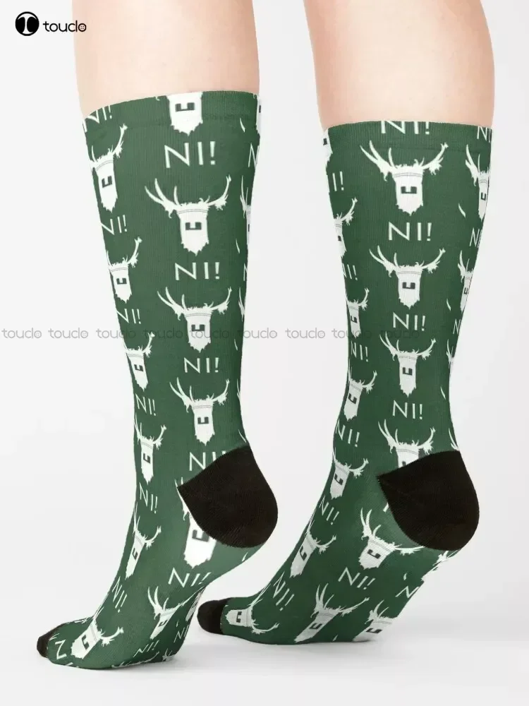 Ni Comedy, Black Knight, Monty Python, Retro, Vintage Socks Personalized Custom Unisex Adult Teen Youth Socks 360° Digital Print view 2
