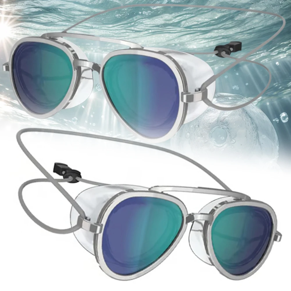 نظارات سباحة مضادة للضباب، نظارات سباحة احترافية مقاومة للماء، حماية من الأشعة فوق البنفسجية، رؤية واضحة ولا تسريبات، نظارات سباحة #5