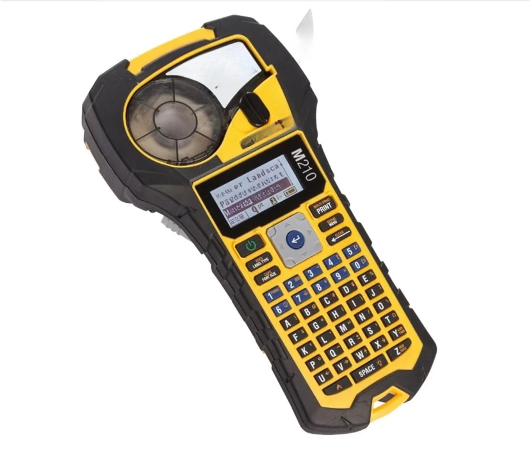 

Портативный электронный ручной принтер этикеток M210, многострочная печать с сердечником ПЛК и резиновыми бамперами, замена принтера BMP21-PLUS