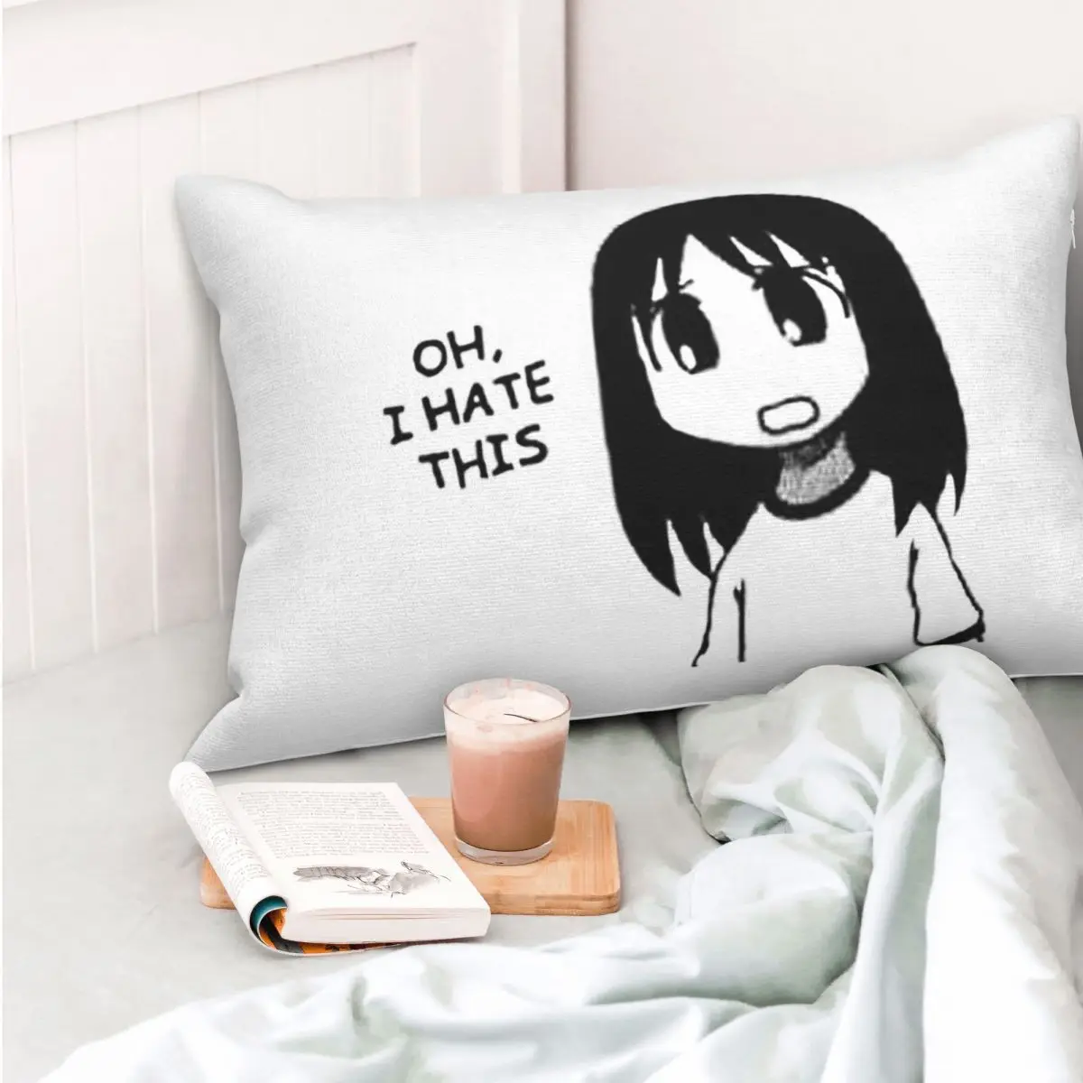 OUTDATED - Check Profile Azumanga Daioh Osaka Ayumu Kasuga Rectangle Pillowcase Cushion Cover Decor Bedroom Bed  Throw Pillow