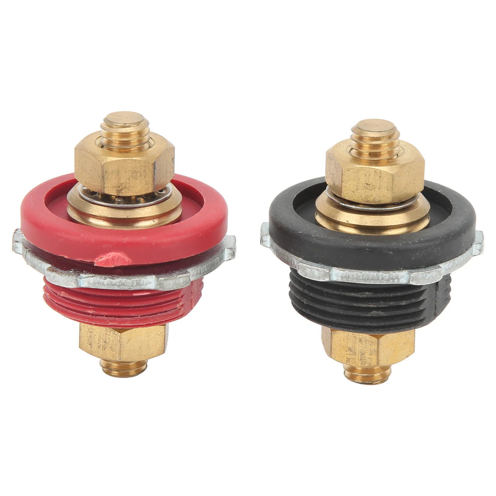2 Pcs 3/8in Thru Panel Battery Thru Panel Connector 250A Rated Current Easy  Battery Power Junction Post 3/8in for Cars RVs