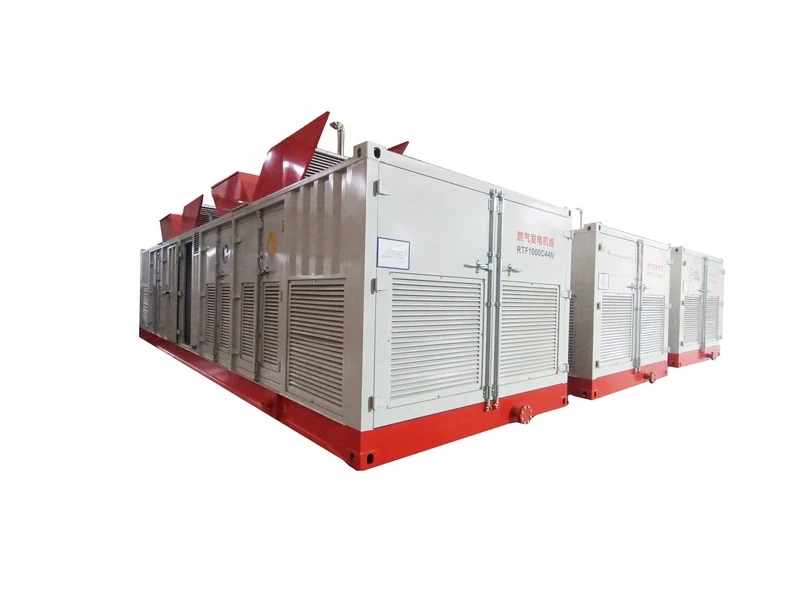 Soundproof  500 KW Biogas generator  gas  sets Biomass  