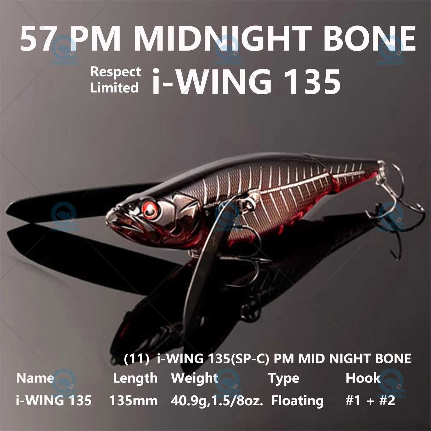 2024.1 NEW PM MIDNIG BONE JAPAN Megabass Limited COLOR RESPECT 57