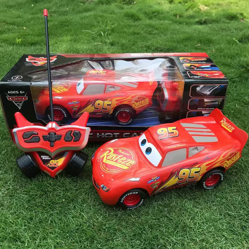 Cars 3 Mouth Mobile Mcqueen Popular Four Way Toy Cars With Lights, Ringing Tones, Birthday Gifts, Christmas Gift Without Battery