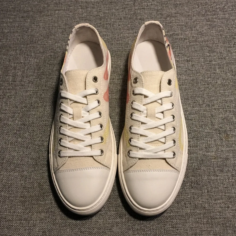Casual Shoes Summer Breathable Fabric Shoes, Low-Top Trendy Footwear suitable for both men and women luxury Sneakers view 2