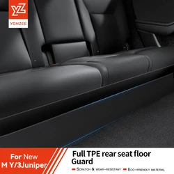 YZ For Tesla Rear Seat Lower Protective Mat Applicable to Model Y Juniper 2021-2025 Model 3 Highland 2024 car accessories