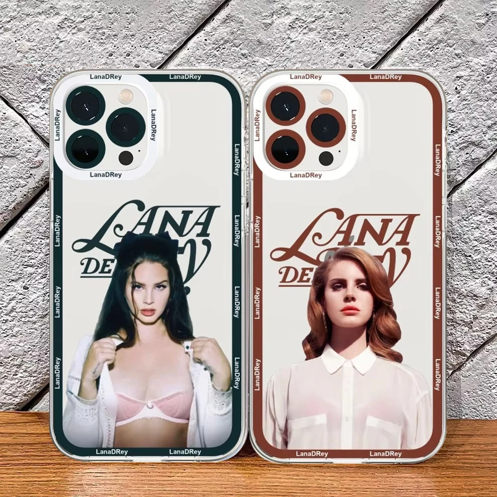 Singer Lana Del Rey Phone Case For iPhone 16 Pro Max 15 14 Plus 13 12 11 Pro XR XS X 8 7 SE 2020 Shockproof Soft Silicone Cover